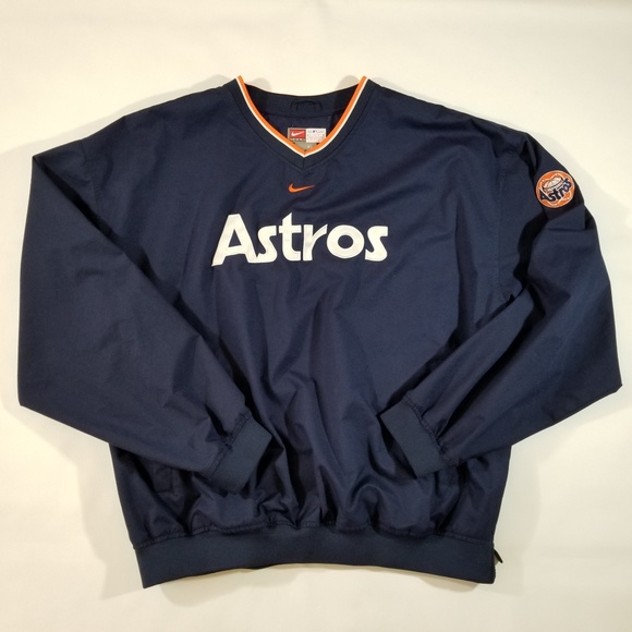 Vtg Houston Astros Nike Mens Pull Over 